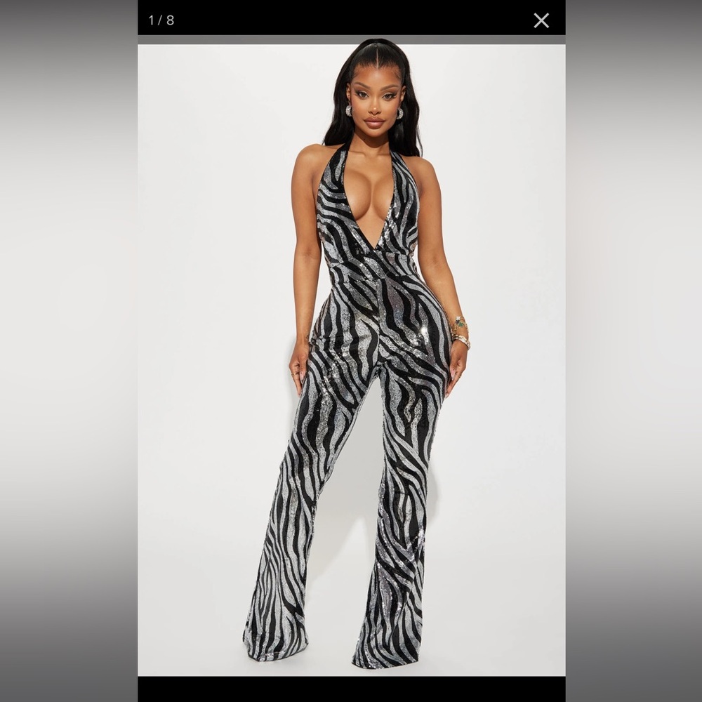 Some like it hot sequin jumpsuit size S
